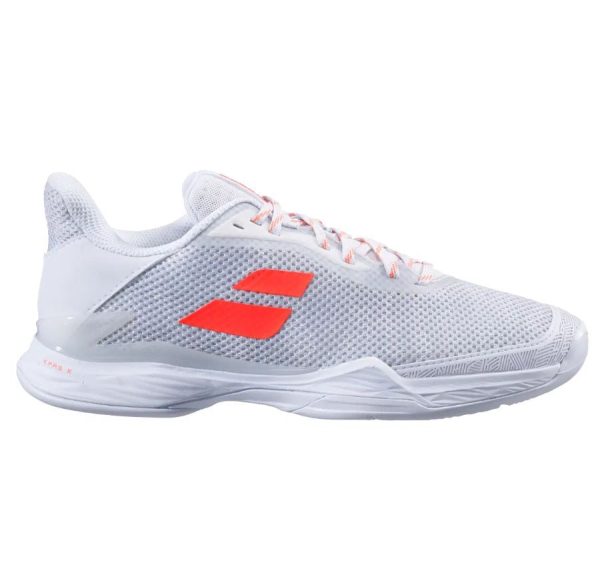 Babolat Jet Tere Clay Women Padelsko (White/Living Coral) - 38