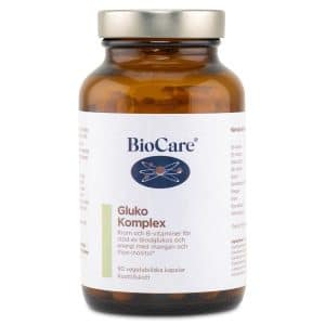 BioCare Gluko Kompleks, 90 kapsler