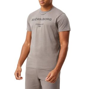 Björn Borg Logo T-Shirt, M, Charcoal Gray