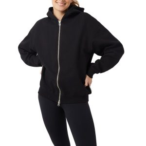 Björn Borg Studio Oversized Zip Hoodie, S, Black