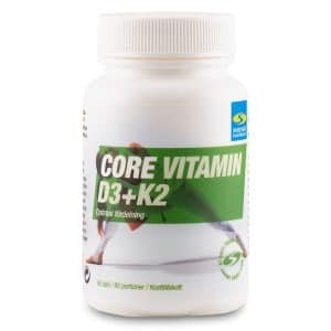 Core Vitamin D3+K2, 90 tabl