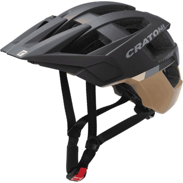 Cratoni AllSet, cykelhjelm, sort/beige