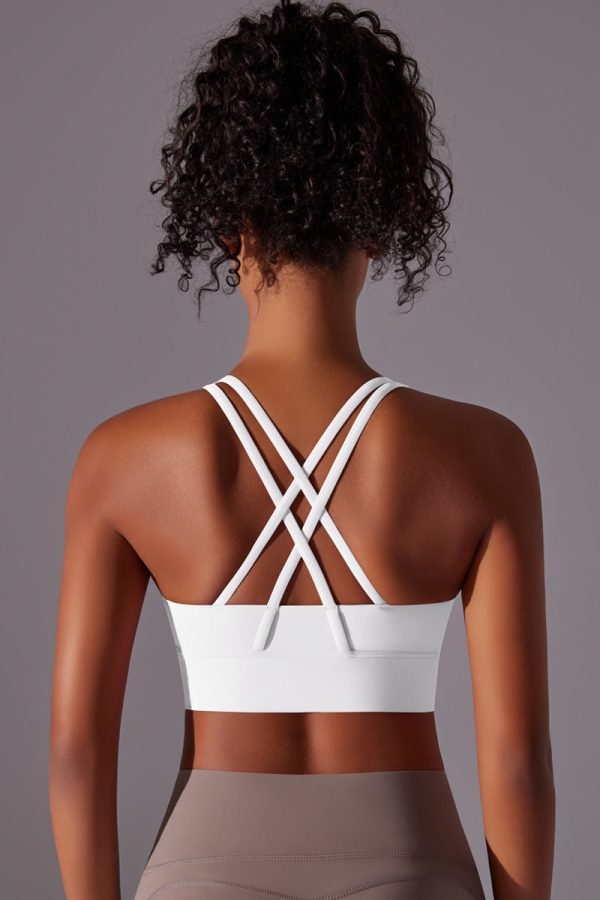 Cross back sports-bh White - Small / White