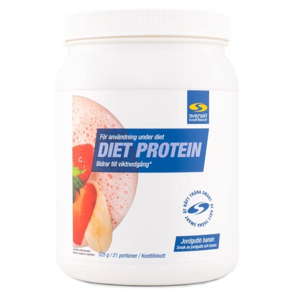 Diet Protein, Jordbær & banan, 525 g