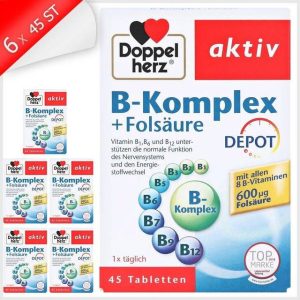 Doppelherz Aktivt B-Kompleks Folinsyre Minitabletter