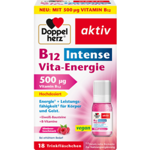 Doppelherz Doppelherz B12 Intense Vita-Energie Trinkfläschchen 18 Ampullen