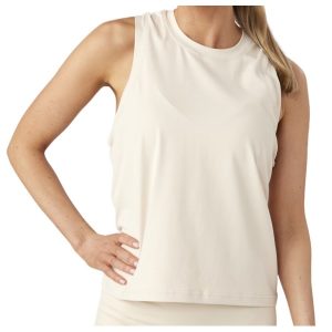 Drop Of Mindfulness Relaxed Tank Top, S, Cream White
