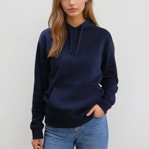 Essential Hoodie - Navy - TeeShoppen