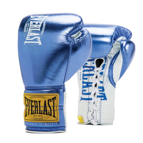 Everlast 1910 Klassisk Metalisk Blå Boksehandsker