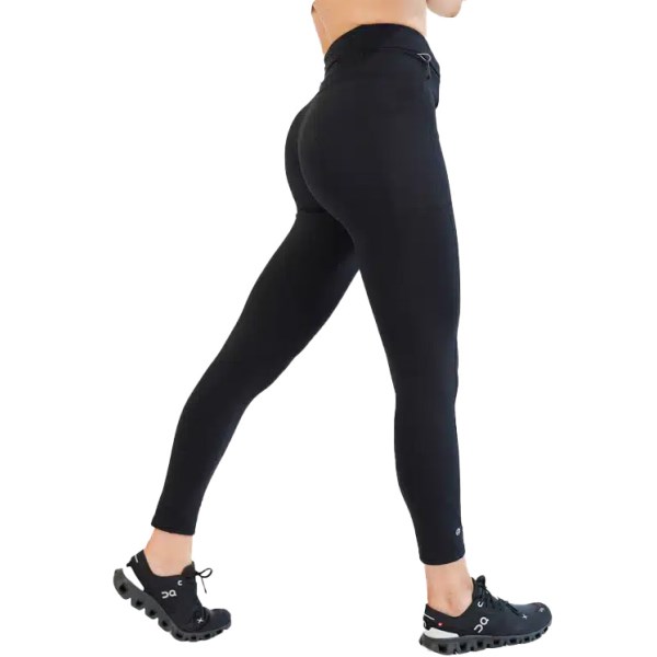 FlipBelt Womens Thermal Leggings, S, Sort