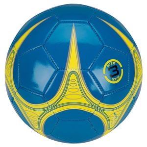 Fodbold str. 3 - Lækker lille fodbold til de små - Blå/gul