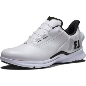 FootJoy Fuel BOA Vandtætte Herre Golfsko Uden Spikes - White/Grey