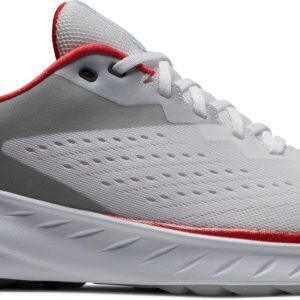 Footjoy Flex XP (2023) Vandtætte Herre Golfsko Uden Spikes - White/Black/Red - Str. 45 Normal
