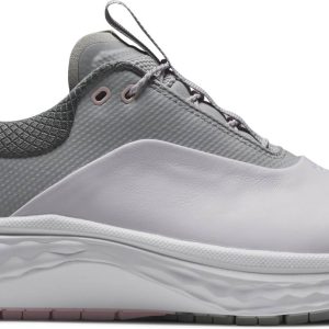 Footjoy Quantum Vandtætte Dame Golfsko Uden Spikes - White/Grey/Pink - Str. 35 Normal