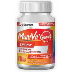 Forte Pharma Kosttilskud Forté Multivit Energy Vingummi 60 Enheder 60 stk