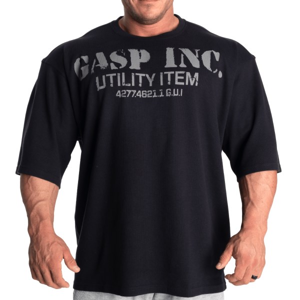 Gasp Iron Thermal Tee, S, Asphalt