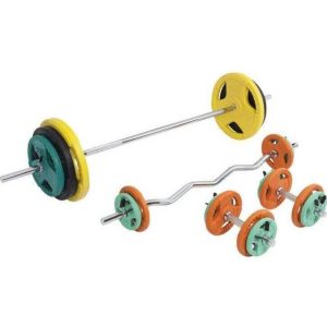 Gorilla Sports Barbell Curl Bar Håndvægte 108kg