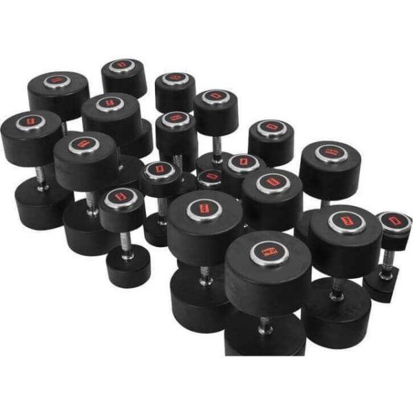 Gorilla Sports HÅNDVÆGTE GUMMI PREMIUM 2,5-50KG