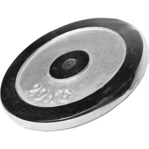 Gorilla Sports VÆGTSKIVER KROME STØBEJERN 0,5KG30KG 20 kg