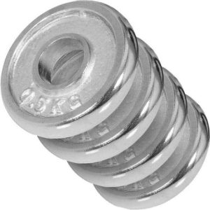 Gorilla Sports Vægtskiver KROME Støbejern 0,5kg–30kg 1,25 kg