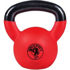 Gorilla Sports Vinyl Kettlebell 30kg