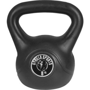 Gorilla Sports Vinyl Kettlebell 8kg