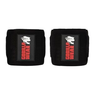Gorilla Wear Elbow Wraps, 1.2 m, Black