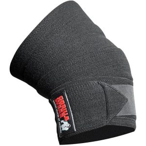 Gorilla Wear Knee Wraps, 200 cm, Black