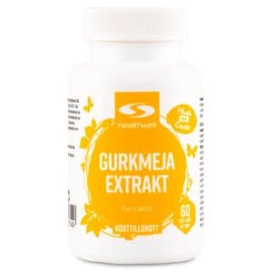 Gurkemeje Ekstrakt, 60 kapsler