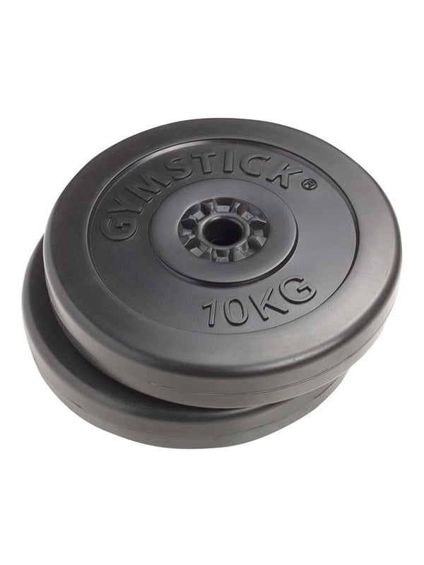 Gymstick 2 x 10kg Vinyl Plates