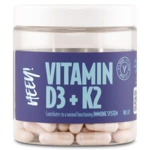 HEEY Vitamin D3 + K2, 90 kapsler