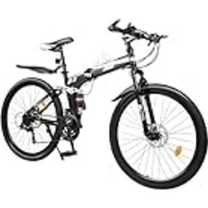 Hanmorfarbi 26 Tum 21 Växlar Mountainbike Svart Silver