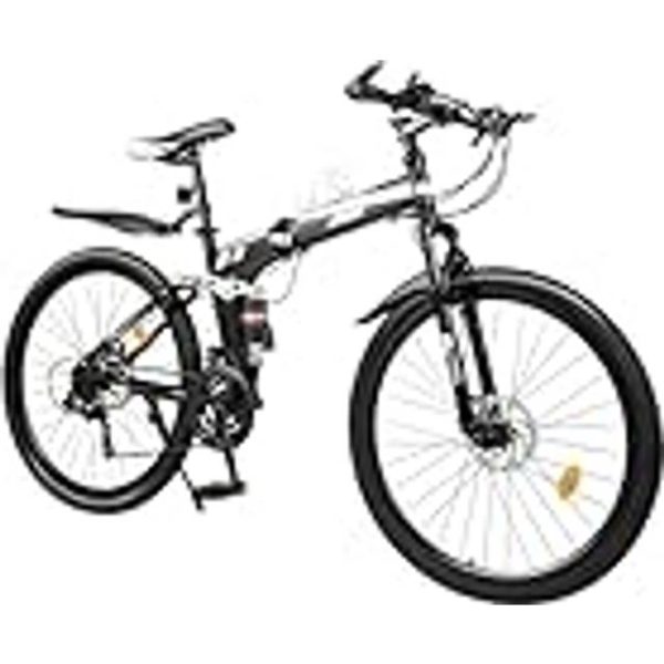 Hanmorfarbi 26 Tum 21 Växlar Mountainbike Svart Silver