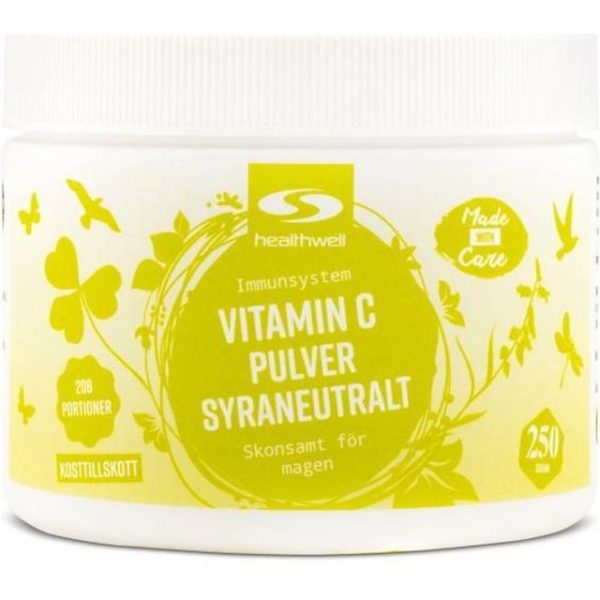 Healthwell C Vitamin Pulver Syreneutralt 250g