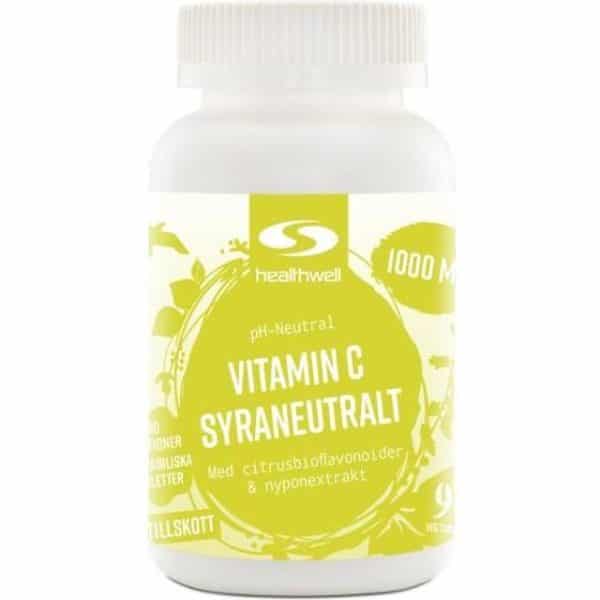 Healthwell C-vitamin pH-neutral, 90 tabl 90 stk