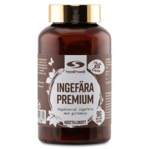 Healthwell Ingefær Premium, 90 kapsler