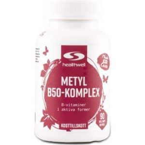 Healthwell Metyl B-Komplex, kapsler 90 stk