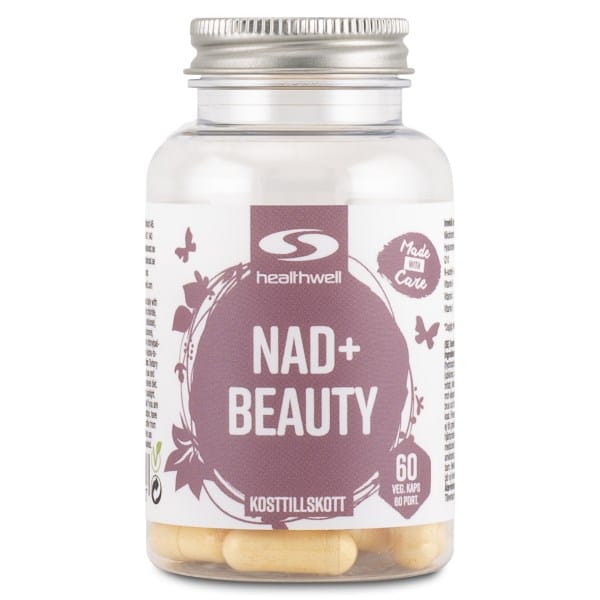 Healthwell NAD+ NAC+ Q10 Beauty, 60 kapsler