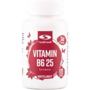 Healthwell Vitamin B6 25, 120 kapsler 120 stk