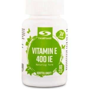 Healthwell Vitamin E, 60 kapsler 60 stk