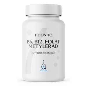 Holistic B6, B12 Folat Methyleret, 60 kapsler