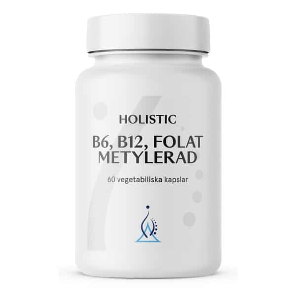 Holistic B6, B12 Folat Methyleret, 60 kapsler