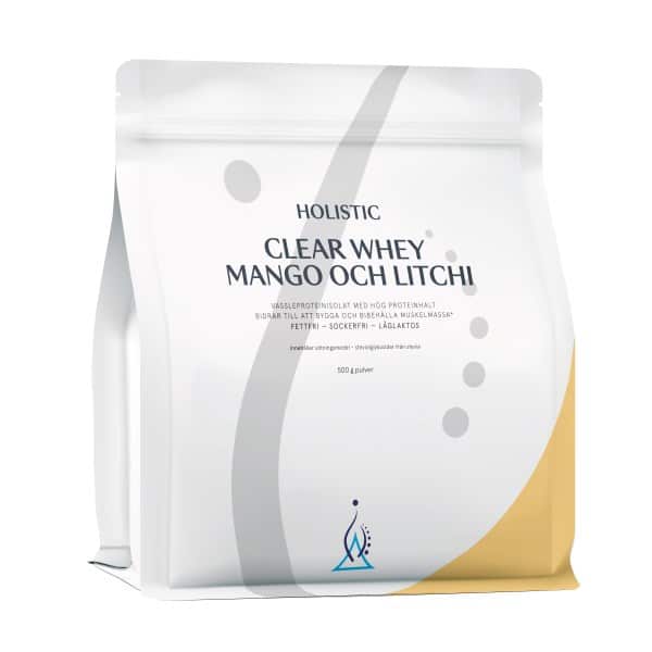 Holistic Clear Whey Protein, Mango og Lychee, 500 g