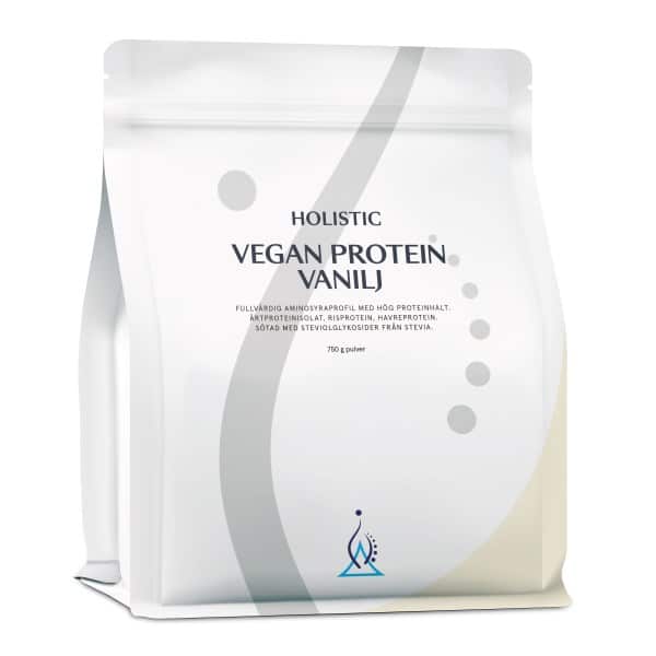 Holistic Vegan Protein, Vanilje, 750 g