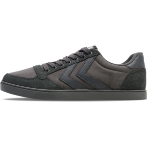 Hummel Enkel ensfarvet sneaker med ruskindsdetaljer SLIMMER Grå Unisex
