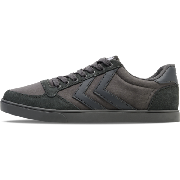 Hummel Enkel ensfarvet sneaker med ruskindsdetaljer SLIMMER Grå Unisex