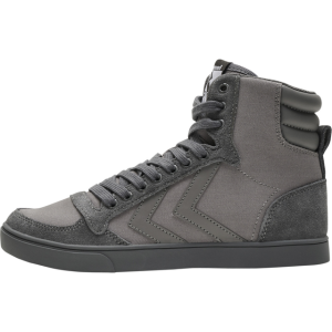 Hummel Højskaftet sneaker med ruskindsdetaljer og enkelt look SLIMMER Grå Unisex