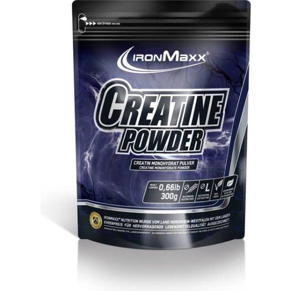 IronMaxx Creatine Monohydrat-Pulver Neutral, 300g Kreatin