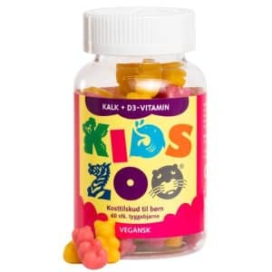 KidsZoo Kalcium+D Tyggegummi, 60 tyggetabl