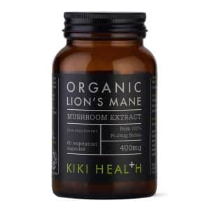 Kiki Health Organic Lions Mane Mushroom Extract, 60 kapsler
